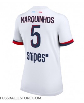 Günstige Paris Saint-Germain Marquinhos #5 Auswärtstrikot Damen 2025-26 Kurzarm